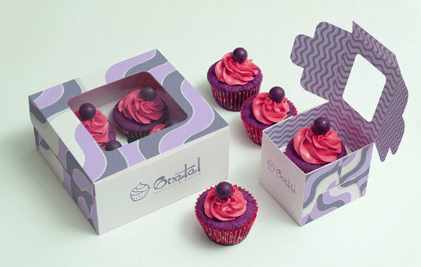 Custom Cupcake Packaging Boxes