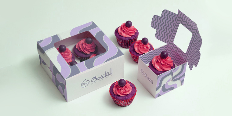 Custom Cupcake Packaging Boxes